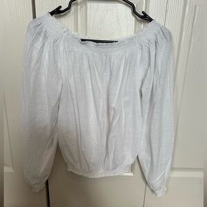 Women’s white resort style top